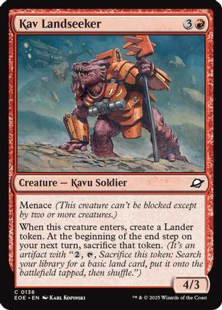 Kav Landseeker (EOE-138) [Edge of Eternities]