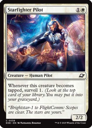Starfighter Pilot (EOE-038) [Edge of Eternities] Foil