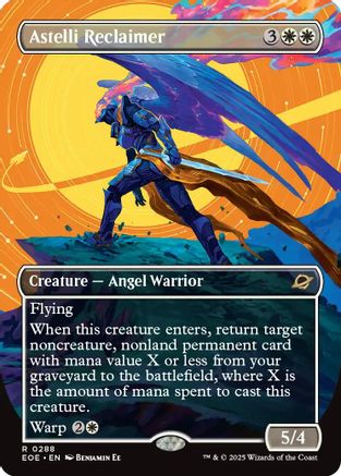 Astelli Reclaimer (Borderless) (EOE-288) [Edge of Eternities] Foil