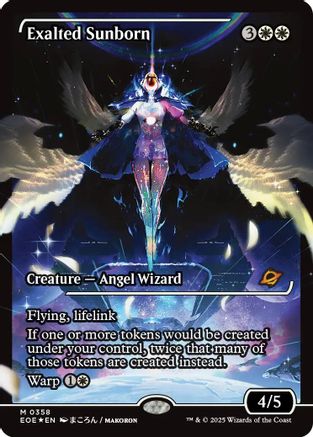 Exalted Sunborn (Showcase) (EOE-358) [Edge of Eternities] Foil