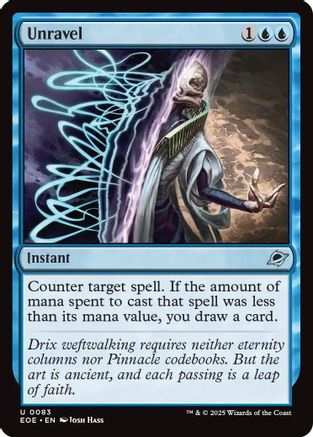 Unravel (EOE-083) [Edge of Eternities]