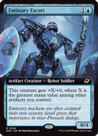 Emissary Escort (Extended Art) (EOE-326) [Edge of Eternities]