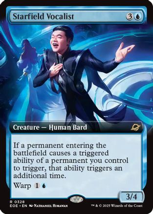 Starfield Vocalist (Extended Art) (EOE-328) [Edge of Eternities] Foil