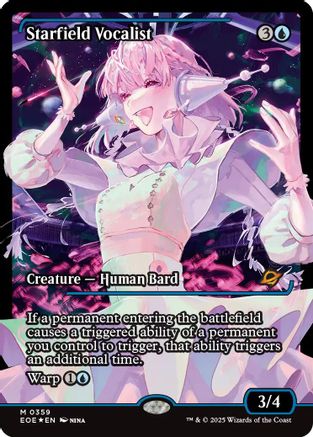 Starfield Vocalist (Showcase) (EOE-359) [Edge of Eternities] Foil