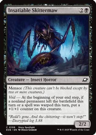 Insatiable Skittermaw (EOE-108) [Edge of Eternities] Foil