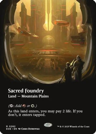 Sacred Foundry (Borderless) (EOE-282) [Edge of Eternities]