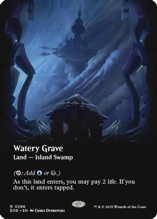 Watery Grave (Borderless) (EOE-286) [Edge of Eternities] Foil