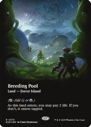 Breeding Pool (Borderless) (Galaxy Foil) (EOE-373) [Edge of Eternities] Foil
