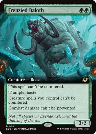 Frenzied Baloth (Extended Art) (EOE-342) [Edge of Eternities]