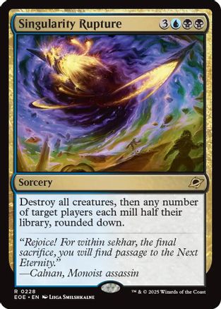 Singularity Rupture (EOE-228) [Edge of Eternities] Foil
