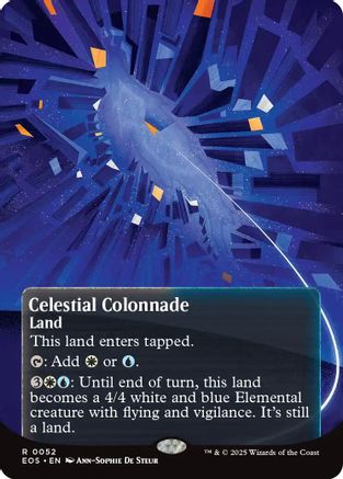 Celestial Colonnade (EOS-052) (Borderless) [Edge of Eternities: Stellar Sights] Foil