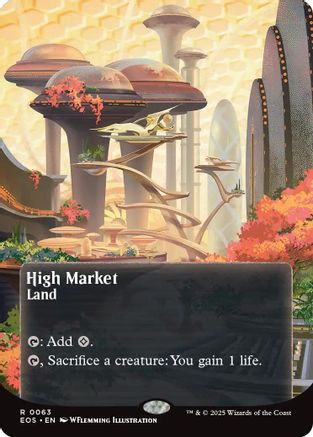 High Market (EOS-063) (Borderless) [Edge of Eternities: Stellar Sights] Foil