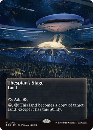 Thespian's Stage (EOS-089) (Borderless) [Edge of Eternities: Stellar Sights] Foil