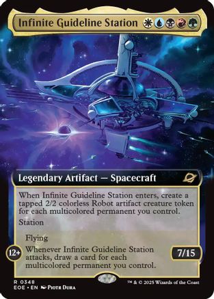 Infinite Guideline Station (Extended Art) (EOE-348) [Edge of Eternities] Foil