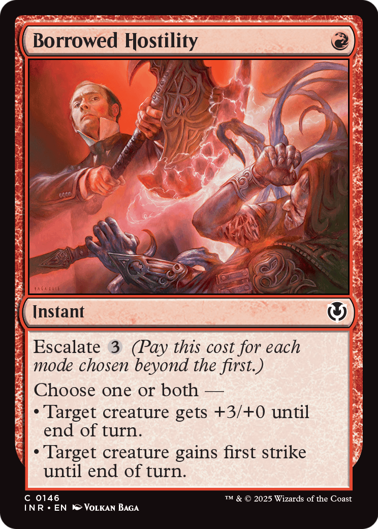 Borrowed Hostility (INR-146) [Innistrad Remastered]