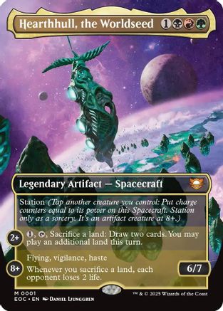 Hearthhull, the Worldseed (Borderless) (EOC-001) [Commander: Edge of Eternities]