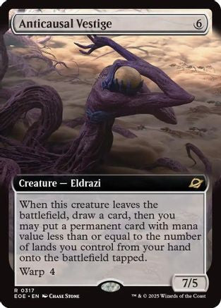 Anticausal Vestige (Extended Art) (EOE-317) [Edge of Eternities] Foil