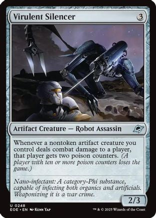 Virulent Silencer (EOE-248) [Edge of Eternities] Foil