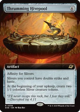 Thrumming Hivepool (Extended Art) (EOE-356) [Edge of Eternities] Foil