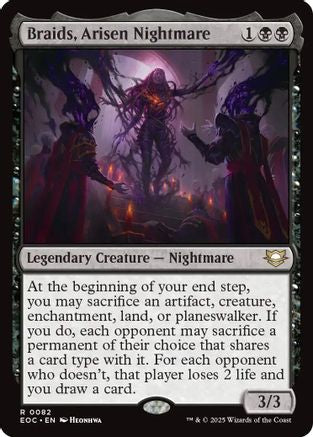 Braids, Arisen Nightmare (EOC-082) [Commander: Edge of Eternities]