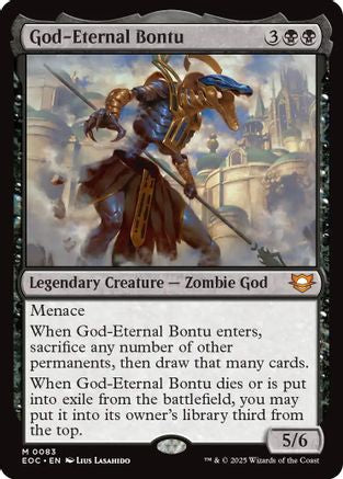 God-Eternal Bontu (EOC-083) [Commander: Edge of Eternities]