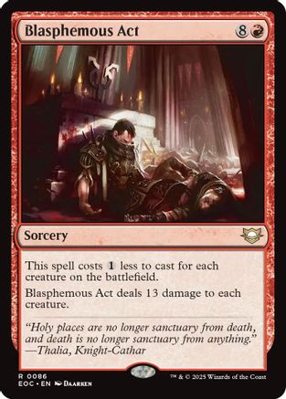 Blasphemous Act (EOC-086) [Commander: Edge of Eternities]