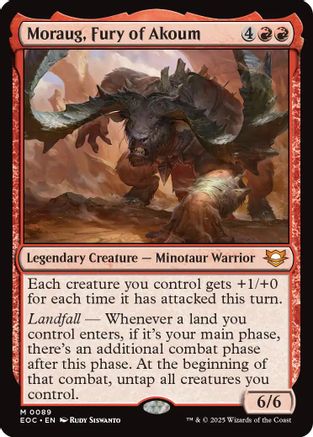 Moraug, Fury of Akoum (EOC-089) [Commander: Edge of Eternities]