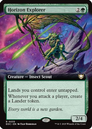 Horizon Explorer (Extended Art) (EOC-035) [Commander: Edge of Eternities]
