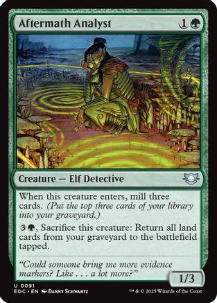 Aftermath Analyst (EOC-091) [Commander: Edge of Eternities]