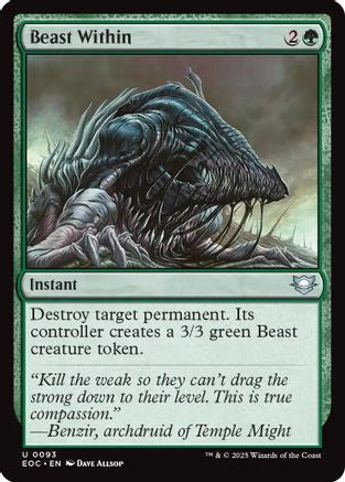 Beast Within (EOC-093) [Commander: Edge of Eternities]