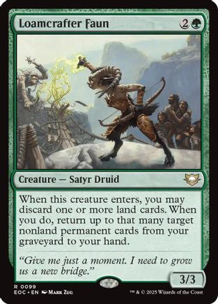 Loamcrafter Faun (EOC-099) [Commander: Edge of Eternities]