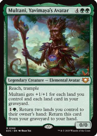 Multani, Yavimaya's Avatar (EOC-100) [Commander: Edge of Eternities]
