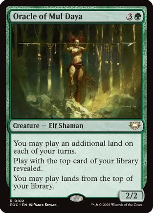 Oracle of Mul Daya (EOC-102) [Commander: Edge of Eternities]