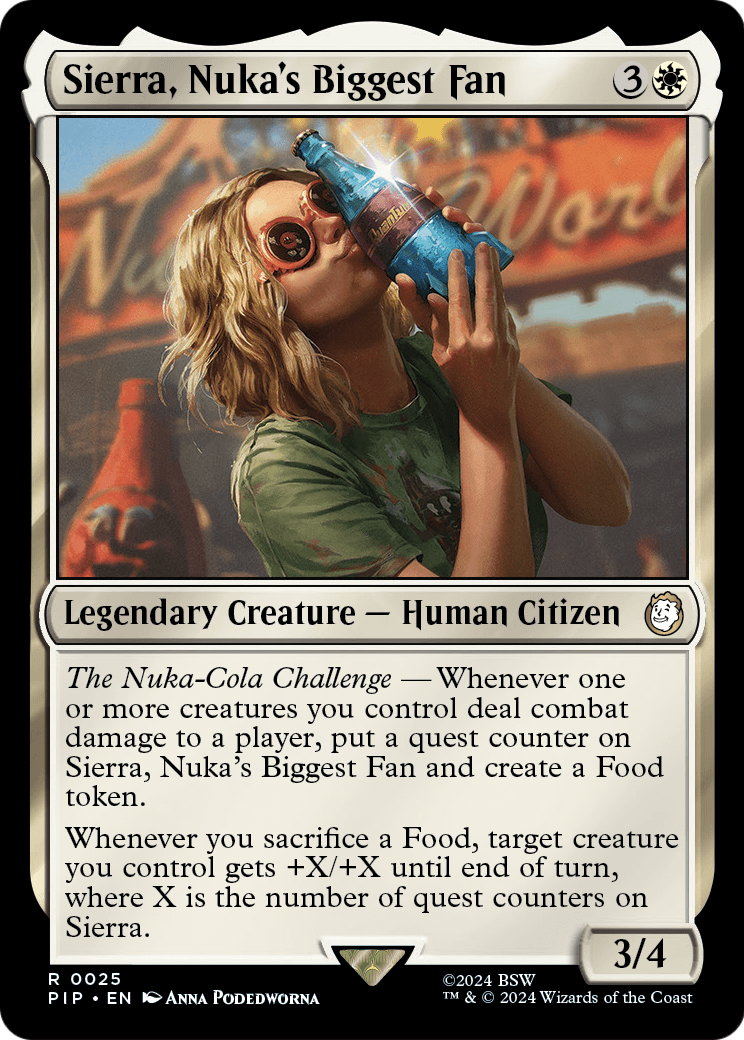 Sierra, Nuka's Biggest Fan (PIP-025) [Fallout] Foil