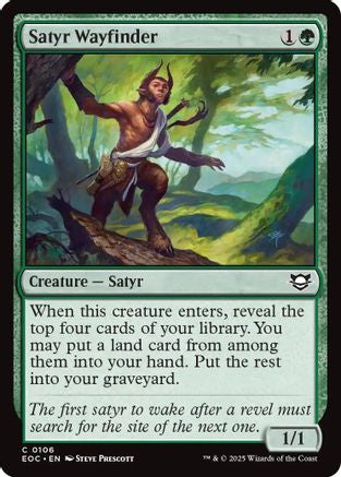 Satyr Wayfinder (EOC-106) [Commander: Edge of Eternities]