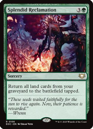 Splendid Reclamation (EOC-108) [Commander: Edge of Eternities]