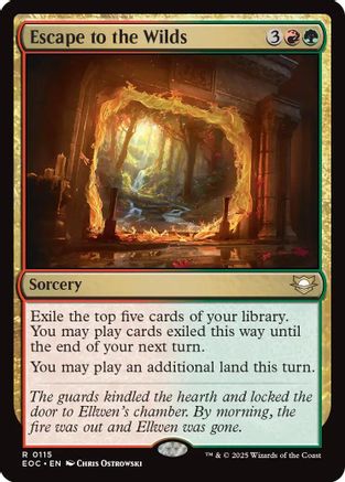 Escape to the Wilds (EOC-115) [Commander: Edge of Eternities]