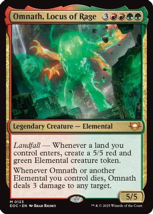 Omnath, Locus of Rage (EOC-123) [Commander: Edge of Eternities]