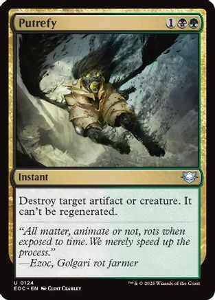Putrefy (EOC-124) [Commander: Edge of Eternities]