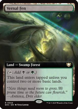 Vernal Fen (Extended Art) (EOC-044) [Commander: Edge of Eternities]