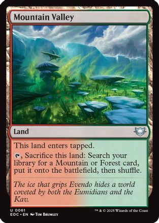 Mountain Valley (EOC-061) [Commander: Edge of Eternities]