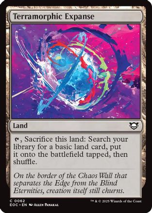 Terramorphic Expanse (EOC-062) [Commander: Edge of Eternities]