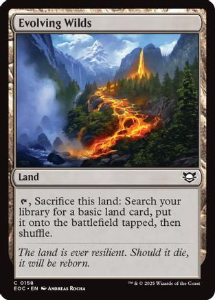 Evolving Wilds (EOC-158) [Commander: Edge of Eternities]