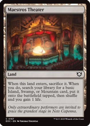 Maestros Theater (EOC-167) [Commander: Edge of Eternities]