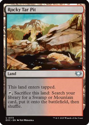 Rocky Tar Pit (EOC-173) [Commander: Edge of Eternities]