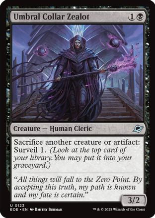 Umbral Collar Zealot (EOE-123) [Edge of Eternities]