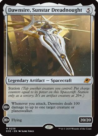 Dawnsire, Sunstar Dreadnought (EOE-238) [Edge of Eternities]
