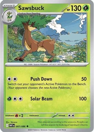 Sawsbuck (007) [SV White Flare] - Uncommon