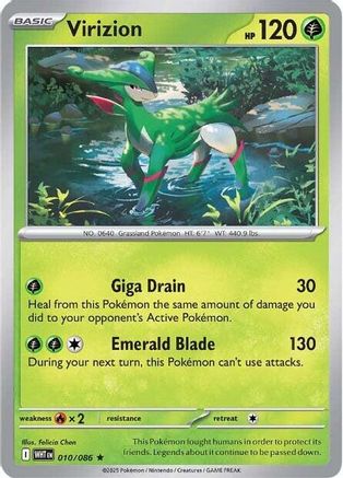 Virizion (010) [SV White Flare] Holofoil - Rare