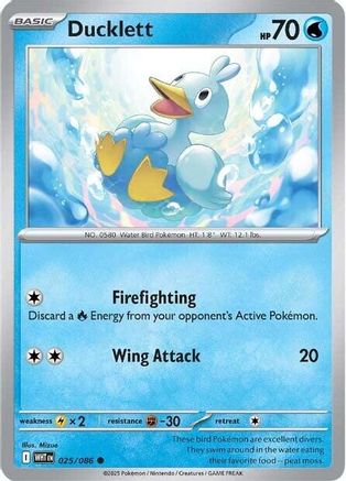 Ducklett (025) [SV White Flare] - Common